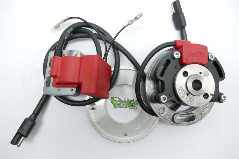 Selettra KZ complete Digital System for Zündapp incl. Adapterplate